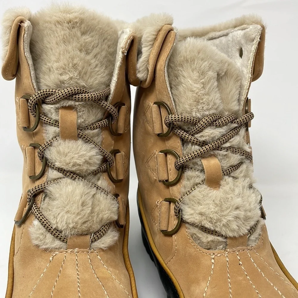 EUC/Like New JBU Memory Foam By Jambu Northgate Waterproof Faux Fur Boots SZ9M